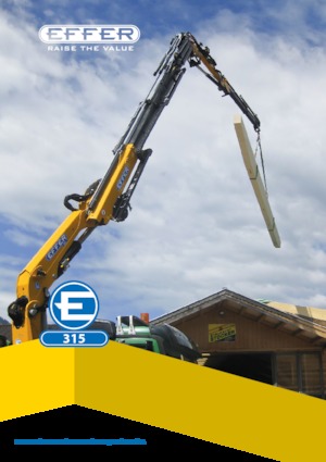 Гідравлічні вантажні крани Effer 315 6S