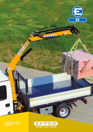 Гідравлічні вантажні крани Effer 35 S1
