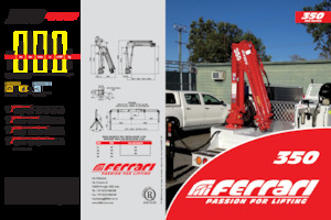 Гідравлічні вантажні крани Ferrari® 350 A4 