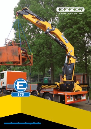 Гідравлічні вантажні крани Effer 375 7S
