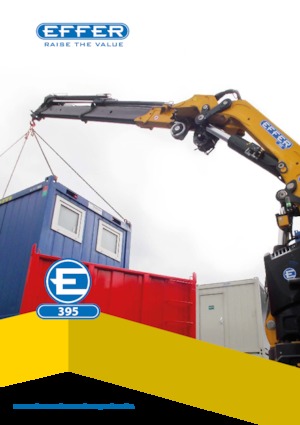 Гідравлічні вантажні крани Effer 395 6S