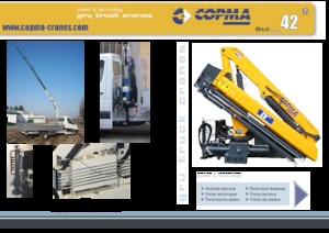 Гідравлічні вантажні крани COPMA 2000 42.4