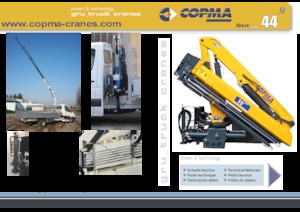 Гідравлічні вантажні крани COPMA 2000 44.2
