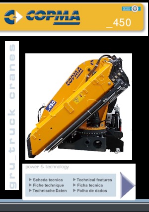 Гідравлічні вантажні крани COPMA 2000 450.7 J3