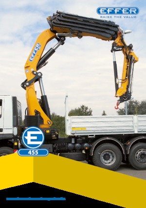 Гідравлічні вантажні крани Effer 455 8S