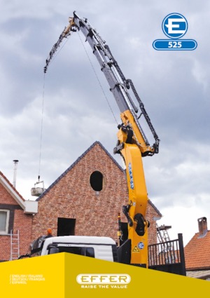 Гідравлічні вантажні крани Effer 525 6S