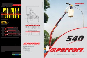 Гідравлічні вантажні крани Ferrari® 540 A2 