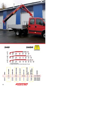 Гідравлічні вантажні крани Ferrari® 540R A3 