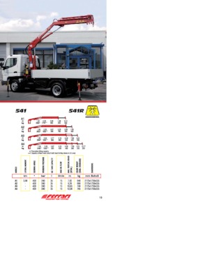 Гідравлічні вантажні крани Ferrari® 541R A1 