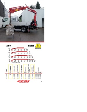 Гідравлічні вантажні крани Ferrari® 551R A1 