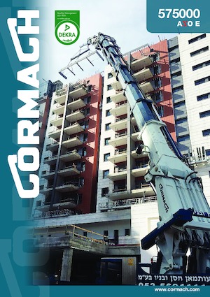 Гідравлічні вантажні крани Cormach 575000AXO E9J804