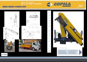 Гідравлічні вантажні крани COPMA 2000 60.4