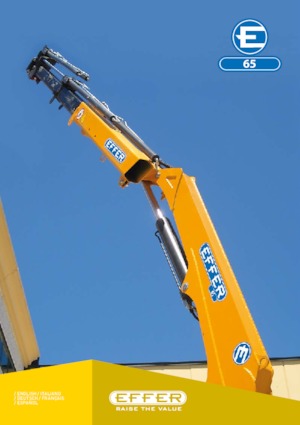 Гідравлічні вантажні крани Effer 65 4S