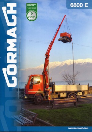 Гідравлічні вантажні крани Cormach 6800 E1