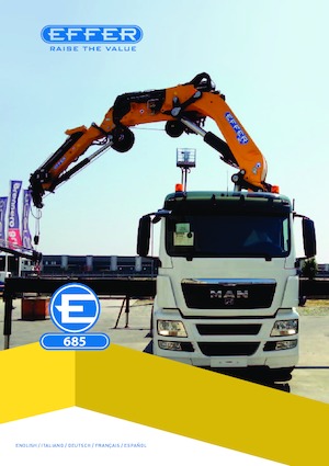 Гідравлічні вантажні крани Effer 685 6S