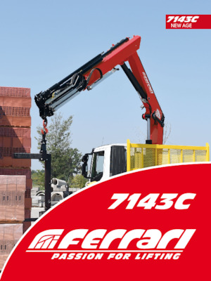 Гідравлічні вантажні крани Ferrari® 7143C A6 