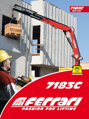 Гідравлічні вантажні крани Ferrari® 7183C A6 
