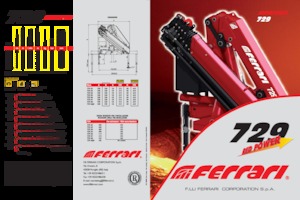 Гідравлічні вантажні крани Ferrari® 729R A3 