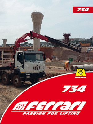 Гідравлічні вантажні крани Ferrari® 734 A3 