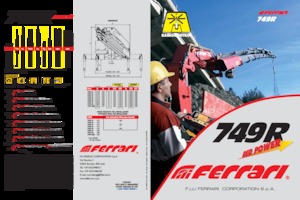 Гідравлічні вантажні крани Ferrari® 749R A4 