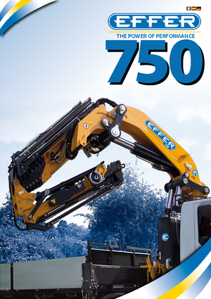 Гідравлічні вантажні крани Effer 750 6S