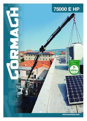 Гідравлічні вантажні крани Cormach 75000 E9F134 A.S.C. Plus