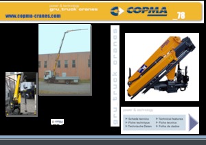 Гідравлічні вантажні крани COPMA 2000 78.2