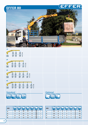 Гідравлічні вантажні крани Effer 80 1S