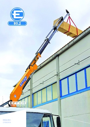 Гідравлічні вантажні крани Effer 80.2 2S