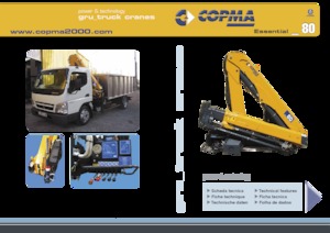 Гідравлічні вантажні крани COPMA 2000 80.4