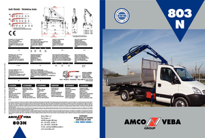 Гідравлічні вантажні крани Amco Veba 803N-3 S