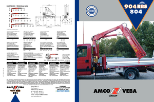 Гідравлічні вантажні крани Amco Veba 804-4 S