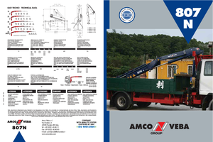 Гідравлічні вантажні крани Amco Veba 807N-3 S Jib 1