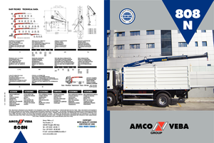 Гідравлічні вантажні крани Amco Veba 808N-3 S Jib 2