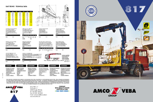 Гідравлічні вантажні крани Amco Veba 817-4 S Jib 2S