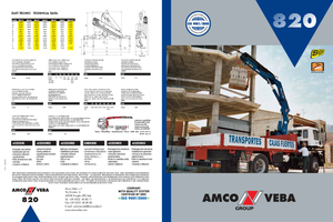 Гідравлічні вантажні крани Amco Veba 820-3 S