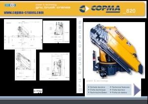 Гідравлічні вантажні крани COPMA 2000 820.8 J6