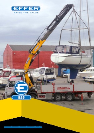 Гідравлічні вантажні крани Effer 855 9S