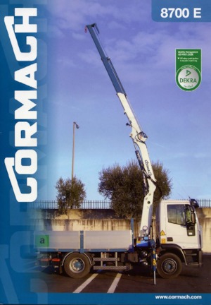 Гідравлічні вантажні крани Cormach 8700 E3