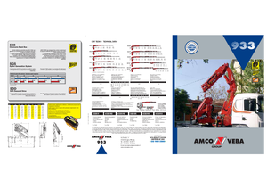 Гідравлічні вантажні крани Amco Veba 933-5 S Jib 4S