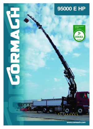 Гідравлічні вантажні крани Cormach 95000 E8F186 HP