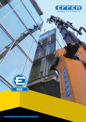 Гідравлічні вантажні крани Effer 955 8S