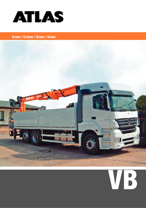Гідравлічні вантажні крани Atlas AK 125.2 VB A12