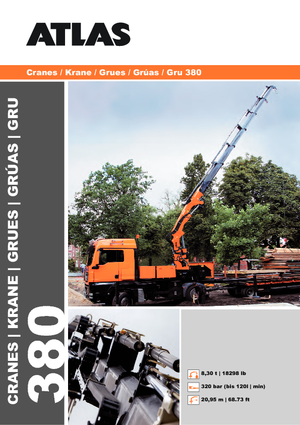 Гідравлічні вантажні крани Atlas AK 380.3 A2