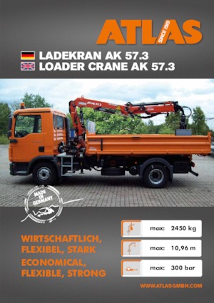 Гідравлічні вантажні крани Atlas AK 57.3 A2L 
