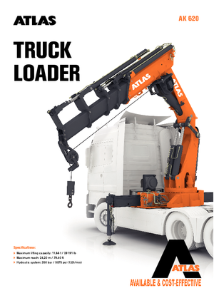 Гідравлічні вантажні крани Atlas AK 620.3E A5 