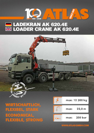 Гідравлічні вантажні крани Atlas AK 620.4E A6 