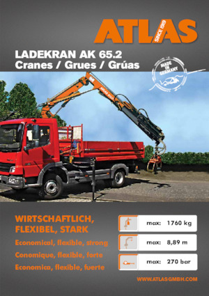 Гідравлічні вантажні крани Atlas AK 65.2 A1L 