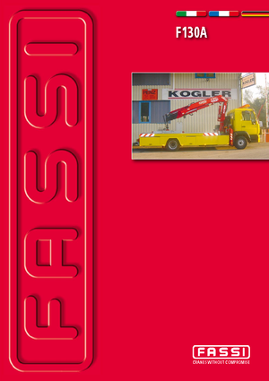Гідравлічні вантажні крани Fassi F 130 A 22
