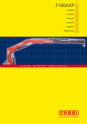 Гідравлічні вантажні крани Fassi F 160 ACXP 22